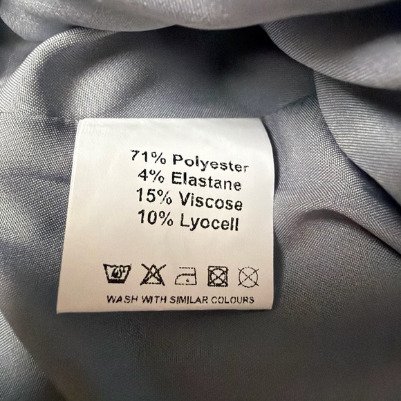 ✨Statement MICAS High Rise Gray Maxi Skirt With Avant-Garde ,Sculptural Draping - Picture 13 of 13